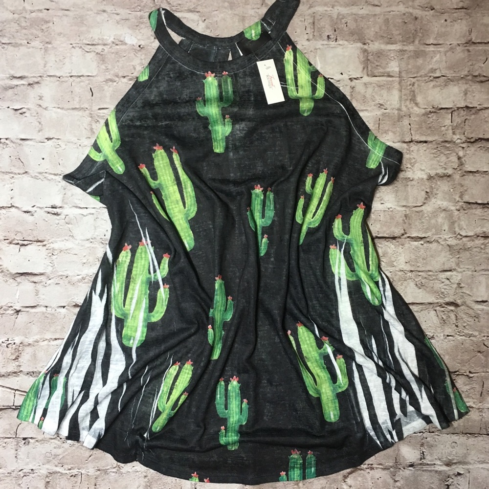 Cactus 🌵🌵🌵 flowy tunic tank